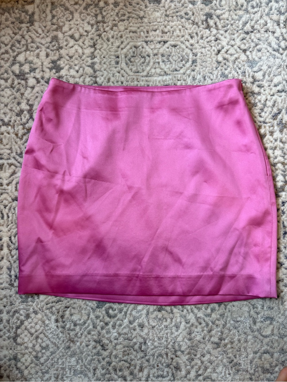 GREY LAB Hot Pink Stretch Mini Skirt